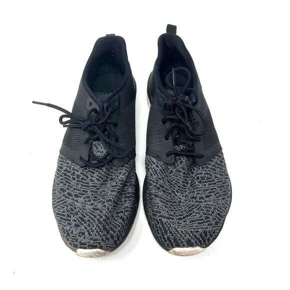 Reebok Size 9.5 Sneakers Black Lightweight Running Lace Up Outdoors Gym Sports - Picture 2 of 8